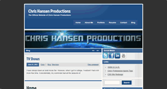 Desktop Screenshot of chrishansenproductions.com