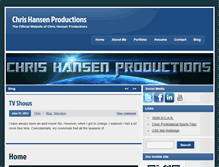 Tablet Screenshot of chrishansenproductions.com